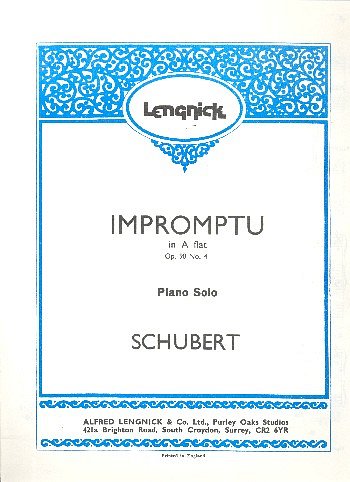 F. Schubert: Impromptu in A flat Opus 90 Nr 4