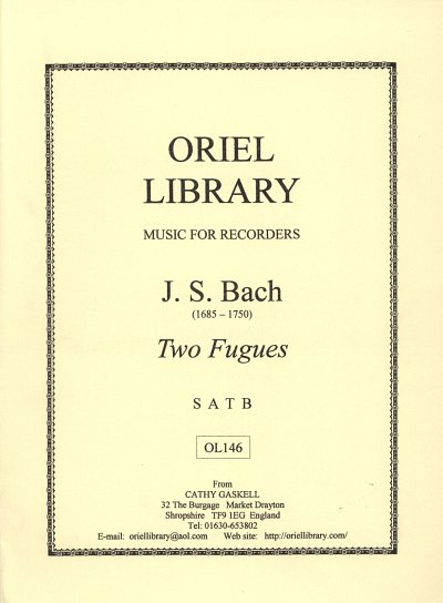 J.S. Bach: 2 Fugen