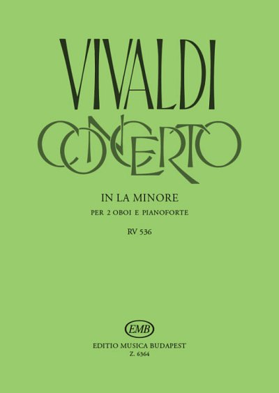 A. Vivaldi: Concerto in la minore RV 536, 2ObStrBc (KASt)