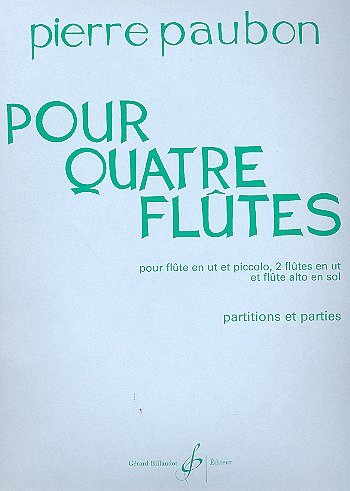 P. Paubon: Pour Quatre Flutes