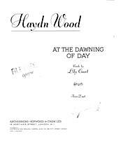 H. Wood et al.: At The Dawning Of The Day