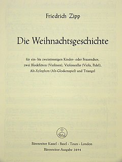 Z. Friedrich: Die Weihnachtsgeschichte (Part.)