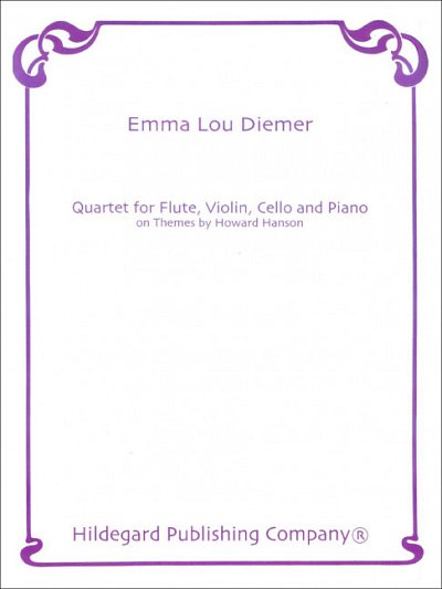E.L. Diemer: Quartet for Flute, Violin, , FlVlVcKlav (Pa+St)
