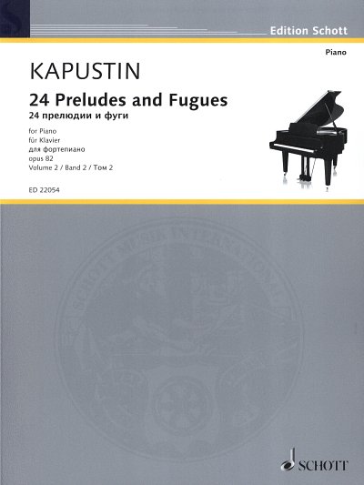 N. Kapustin: 24 Preludes and Fugues op. 82 (Nr. 13-24), Klav