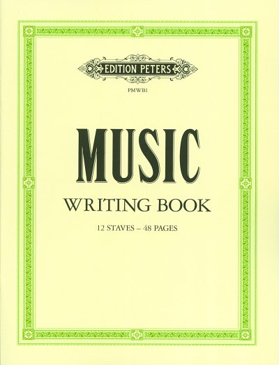 Peters Music Writing Book - mittel