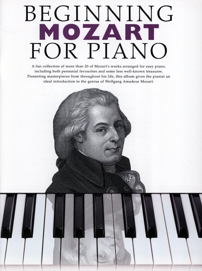 W.A. Mozart: Beginning Mozart For Piano Pf Book