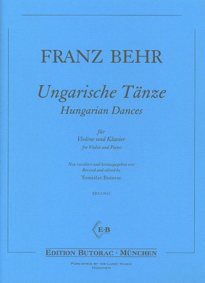 F. Behr: Ungarische Tänze, VlKlav (Pa+St)