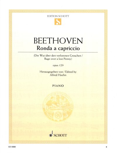 L. v. Beethoven: Alla ingharese quasi un Capriccio op., Klav