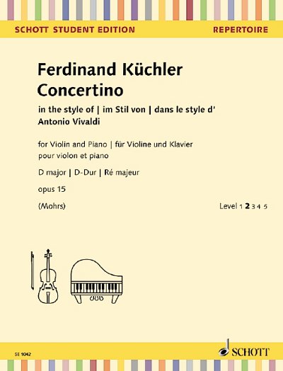 DL: F. Küchler: Concertino D-Dur, VlKlav