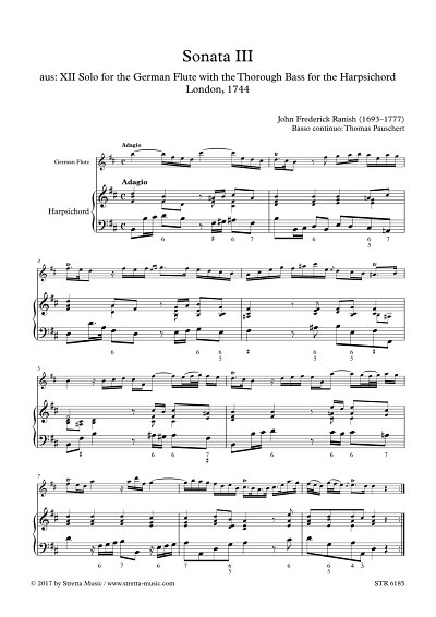 DL: J.F. Ranish: Sonata III, FlBc