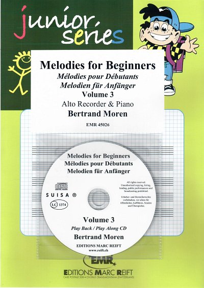 B. Moren: Melodies For Beginners - Volume 3, AblfKlav (+CD)