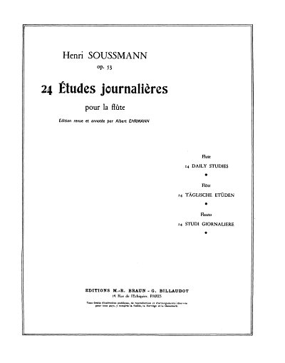 24 Etudes Journalieres Opus 53, Fl