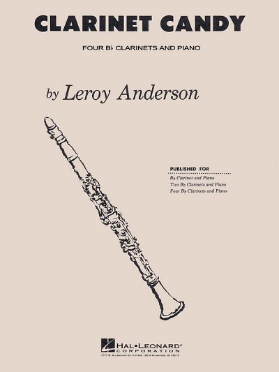 L. Anderson: Clarinet Candy, 4Klar (Pa+St)