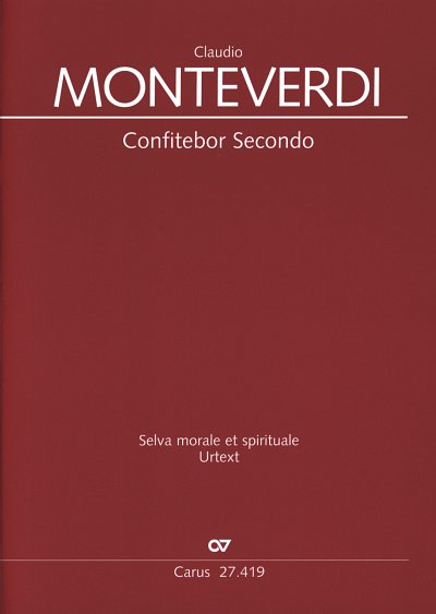 C. Monteverdi: Confitebor Secondo, SoliGch2VlBc (Part.)