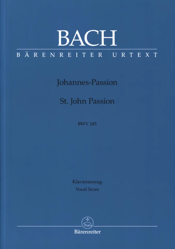 J.S. Bach: Johannes-Passion, 4GesGchOrch (KA) (0)
