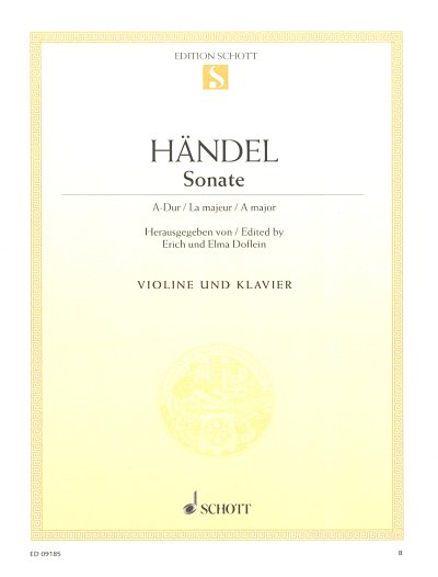G.F. Händel: Sonate A-Dur , VlKlav
