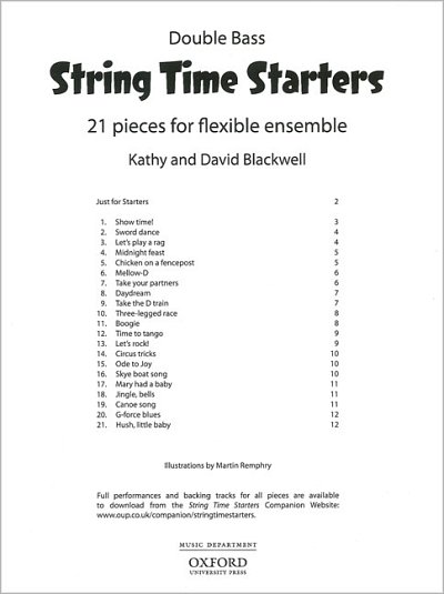 D. Blackwell: String Time Starters, Varstr;Klav (Kb)