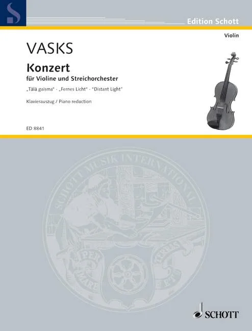 DL: P. Vasks: Concerto no. 1, VlStro (KASt) (0)