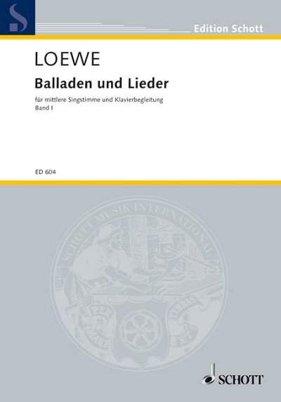 DL: C. Loewe: Balladen und Lieder, GesMKlav