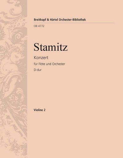 A. Stamitz: Flötenkonzert D-Dur, FlOrch (Vl2)
