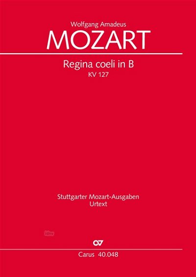 DL: W.A. Mozart: Regina coeli in B B-Dur KV 127 (Part.)