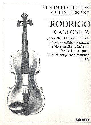 J. Rodrigo: Cançoneta  A-Dur (1923), VlKlav (KlavpaSt)