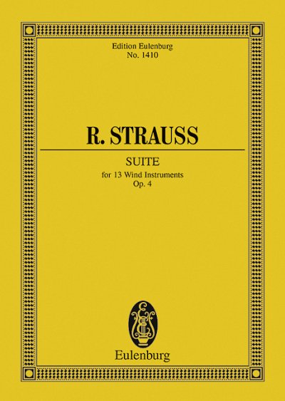 DL: R. Strauss: Suite B-Dur (Stp)