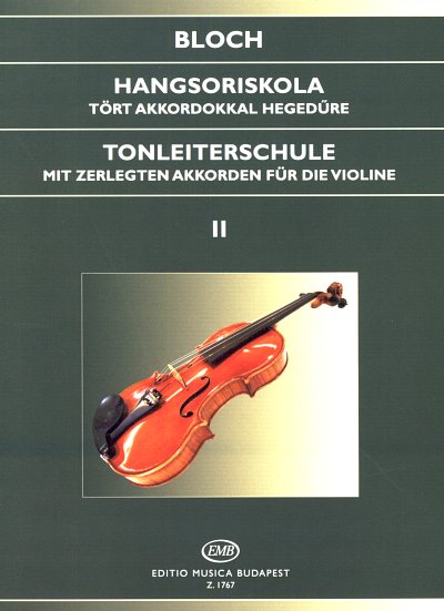 J. Bloch: Tonleiterschule 2 op. 5, Viol