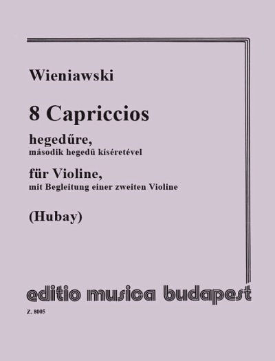 H. Wieniawski: 8 Capriccios op. 18, 2Vl (Sppa)