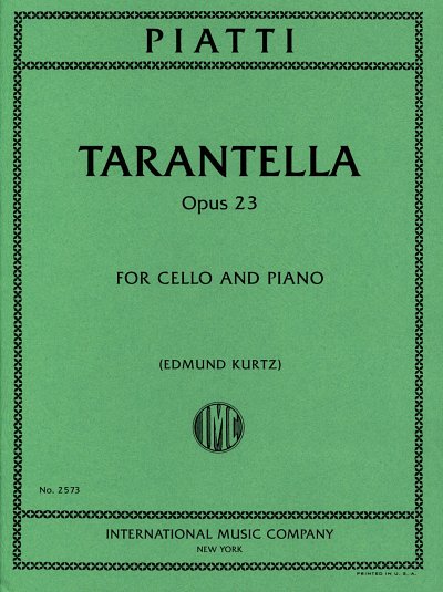 AQ: A. Piatti: Tarantella op. 23, VcKlav (KlavpaSt) (B-Ware)