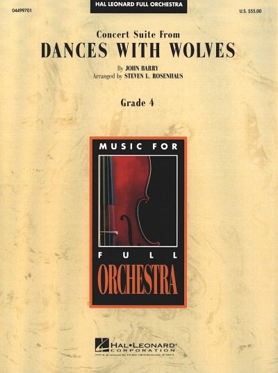 Barry John: Dances With Wolves Music For Full Orchestra