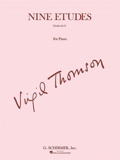 V. Thomson: 9 Etudes (Set 2)