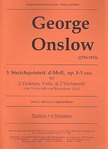 G. Onslow: Quintett 3 D-Moll Op 1/3