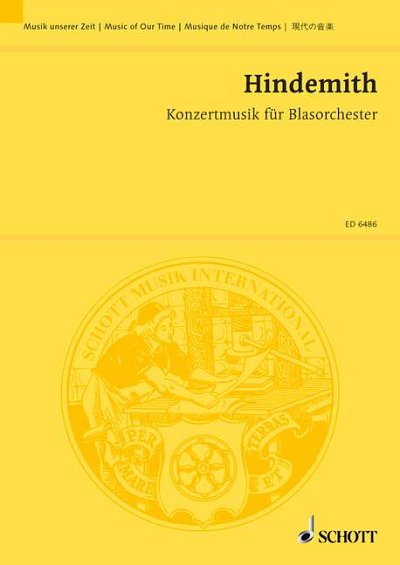 DL: P. Hindemith: Konzertmusik, Blaso (Stp)