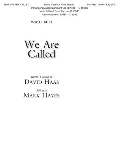 D. Haas: We Are Called