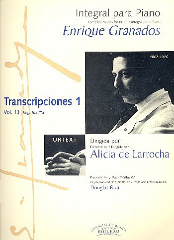 Integral para piano vol.13 Transcripciones 1