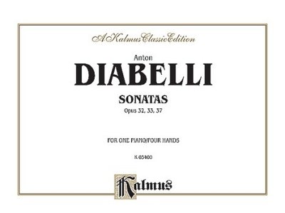 A. Diabelli: Sonatas, Op. 32, 33, 37, Klav