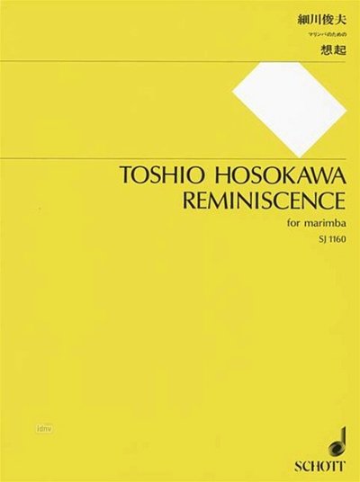 T. Hosokawa: Reminiscence , Mar