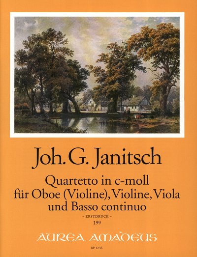 J.G. Janitsch: Quartett c-Moll (Pa+St)