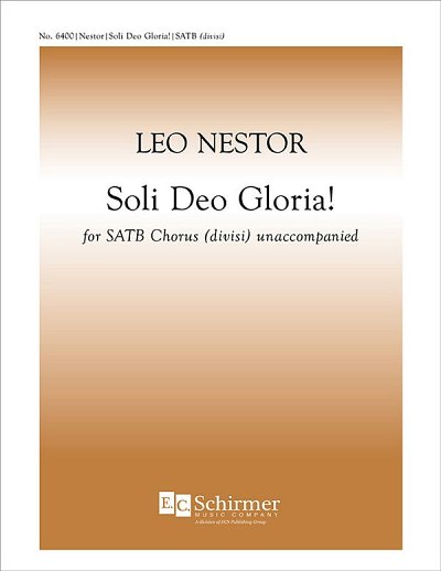 L. Nestor: Soli Deo Gloria!