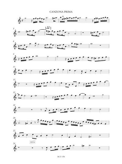 W. Cherubino: Canzoni a cinque da sonarsi con le Vi (Stsatz)