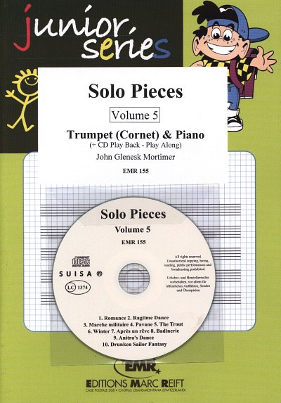 AQ: J.G. Mortimer: Solo Pieces Vol. 5, TrpKlav (+CD (B-Ware)