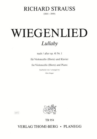 R. Strauss: Wiegenlied (Nach Op 41/1)