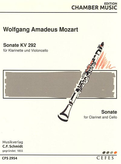 W.A. Mozart: Sonate KV 292, KlarVc (Sppa)