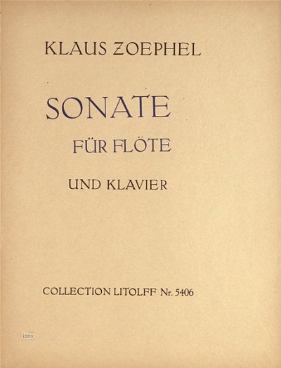 Zoephel Klaus: Sonate