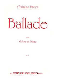 C. Manen: Ballade, Viol