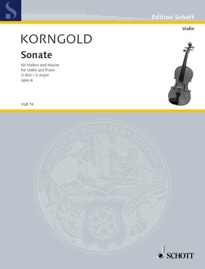 E.W. Korngold: Sonate G-Dur