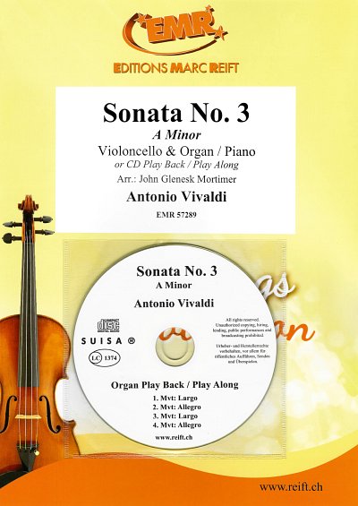 DL: A. Vivaldi: Sonata No. 3, VcKlv/Org