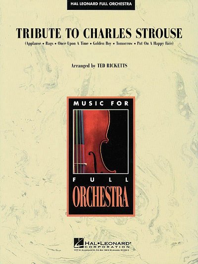 C. Strouse: Tribute to Charles Strouse, Sinfo (Part.)