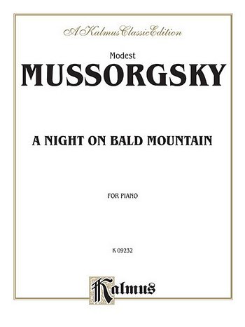 M. Mussorgski: A Night on Bald Mountain, Klav